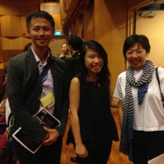 With the Taiwanese stars, Pianist, I-An Chen and Saxophonist Ku Po-Yuan