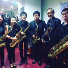 Mus'art Wind Orchestra's Saxophone section